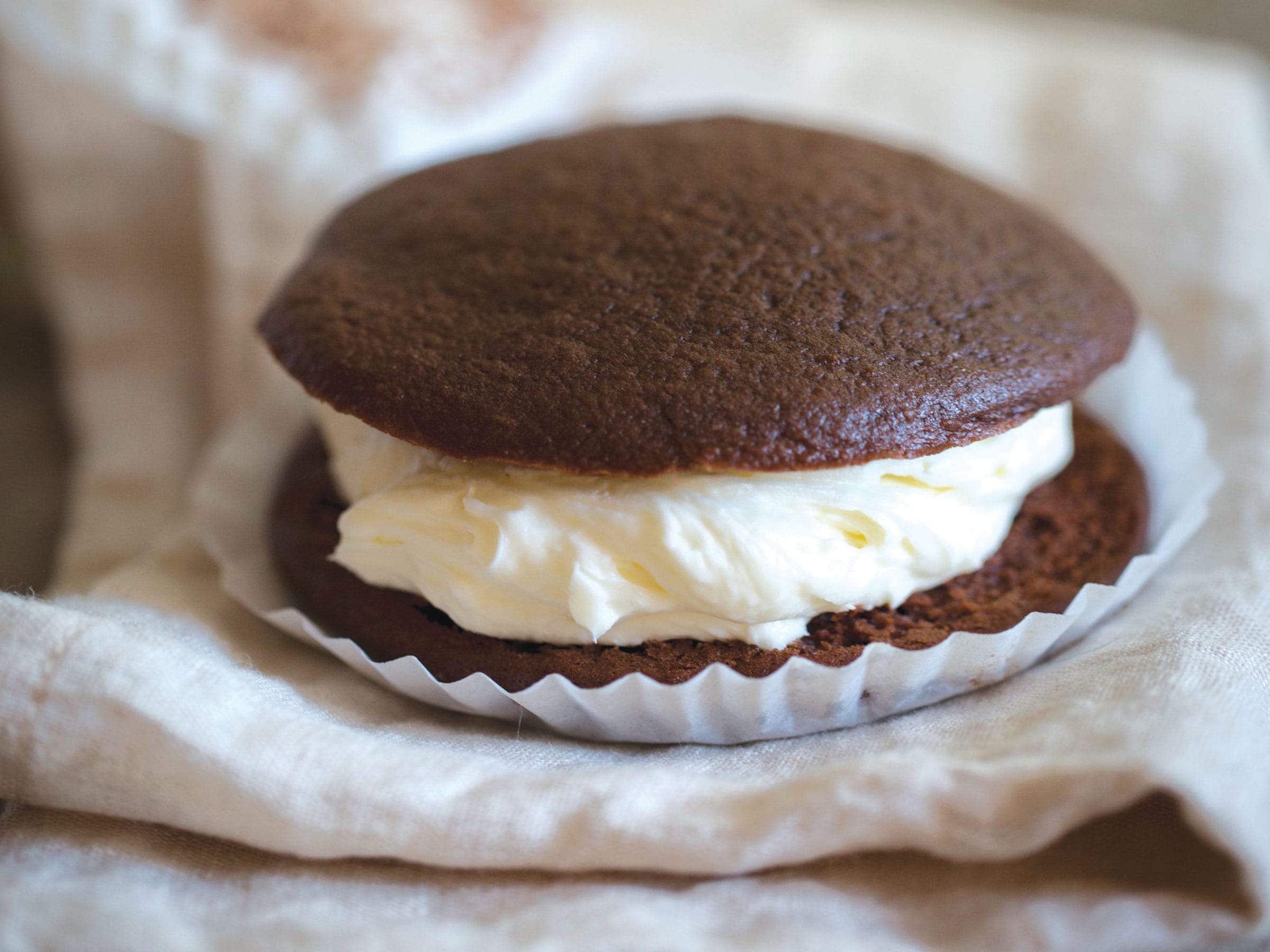 A classic whoopie pie is the perfect dessert when visiting Maine's Kennebec Valley.