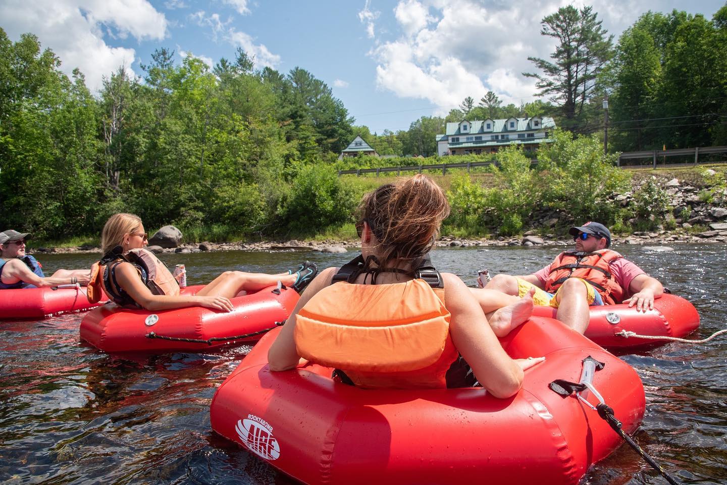 Tubing on the Kennebec River