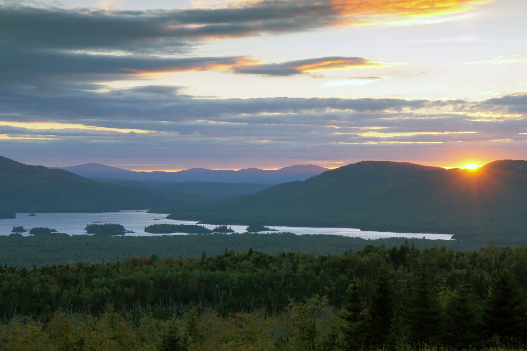 Attean Lake Overlook, Upper Kennebec Valley