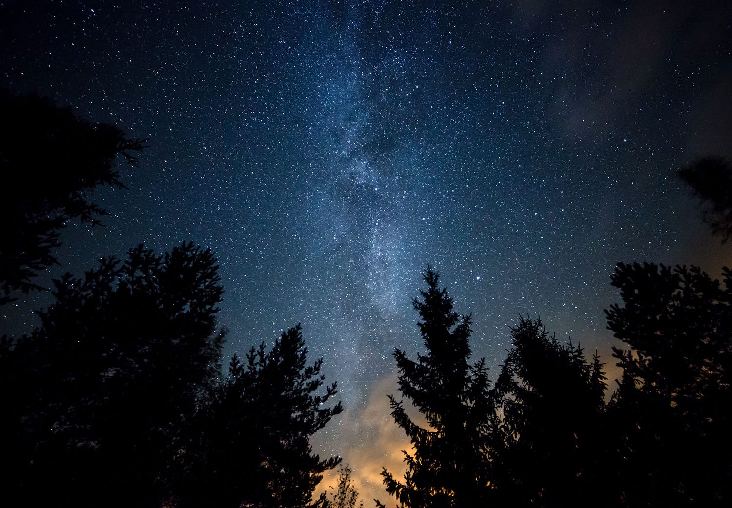 Star Filled Night Sky in Maine'sKennebec Valley