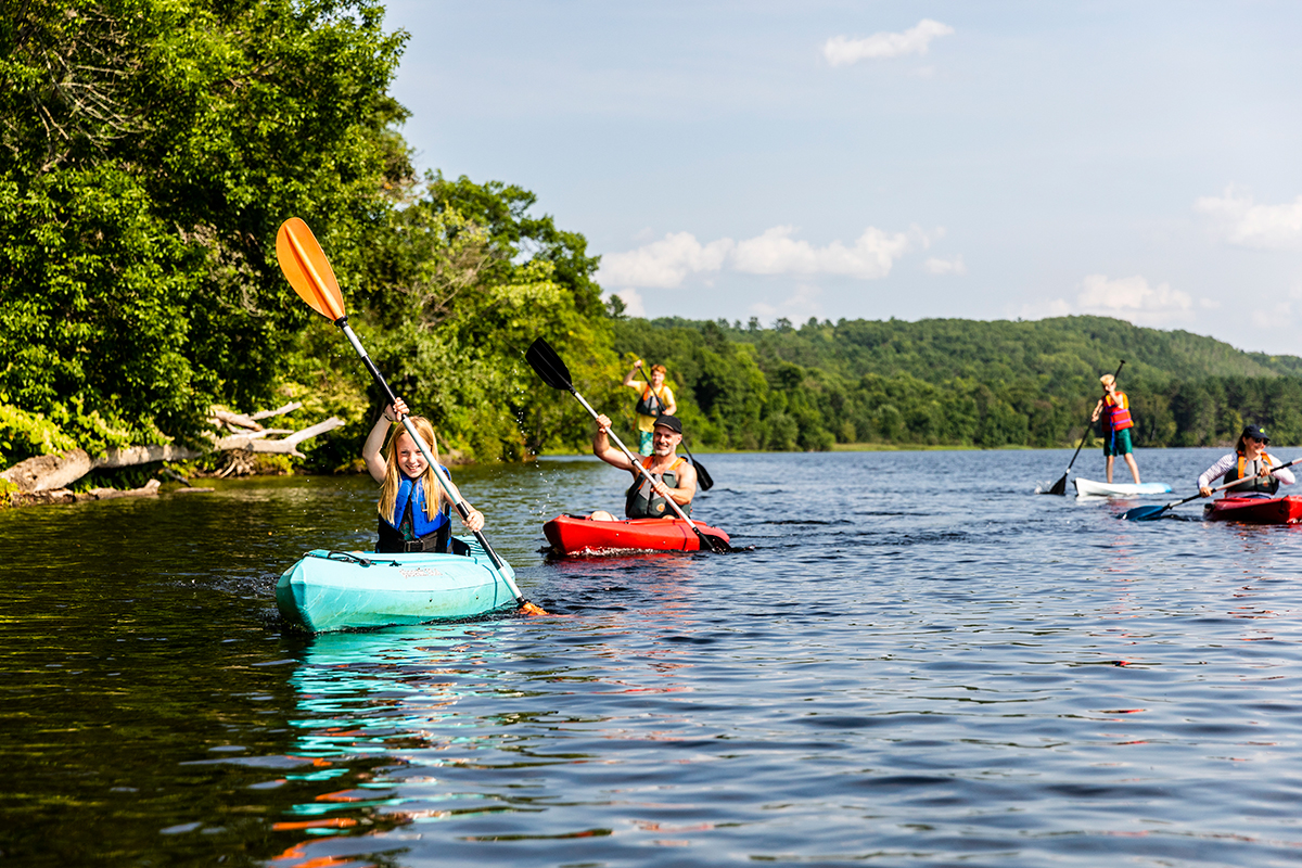 Paddling in Maine's Kennebec Valley