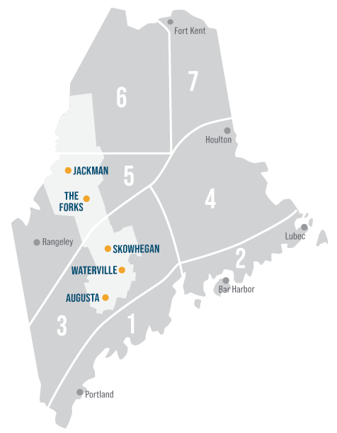 Maine's Kennebec Valley Fall Foliage Map - Week 1