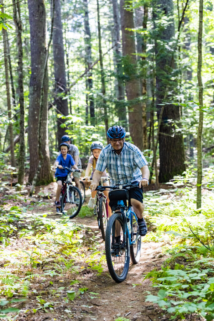 Family Mountain Biking in Maine's Kennebec Valley