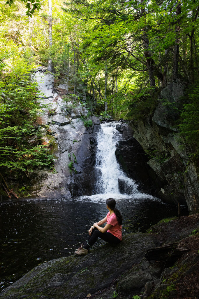 Cold Stream Falls, Johnson Mountain Township, Maine's Kennebec Valley